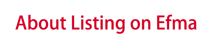 About listing on Efma